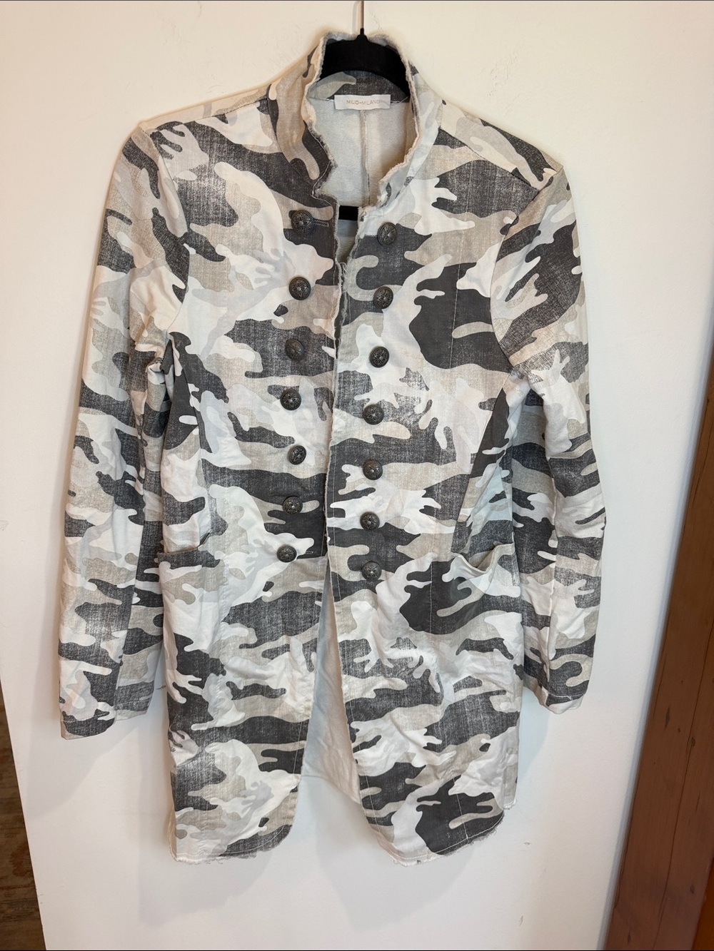 Milio Milano Neutral Camo Military-Style Women's Jacket